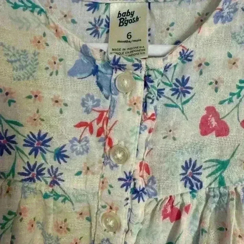 6m OshKosh B'Gosh Girls' Tops, floral EUC
